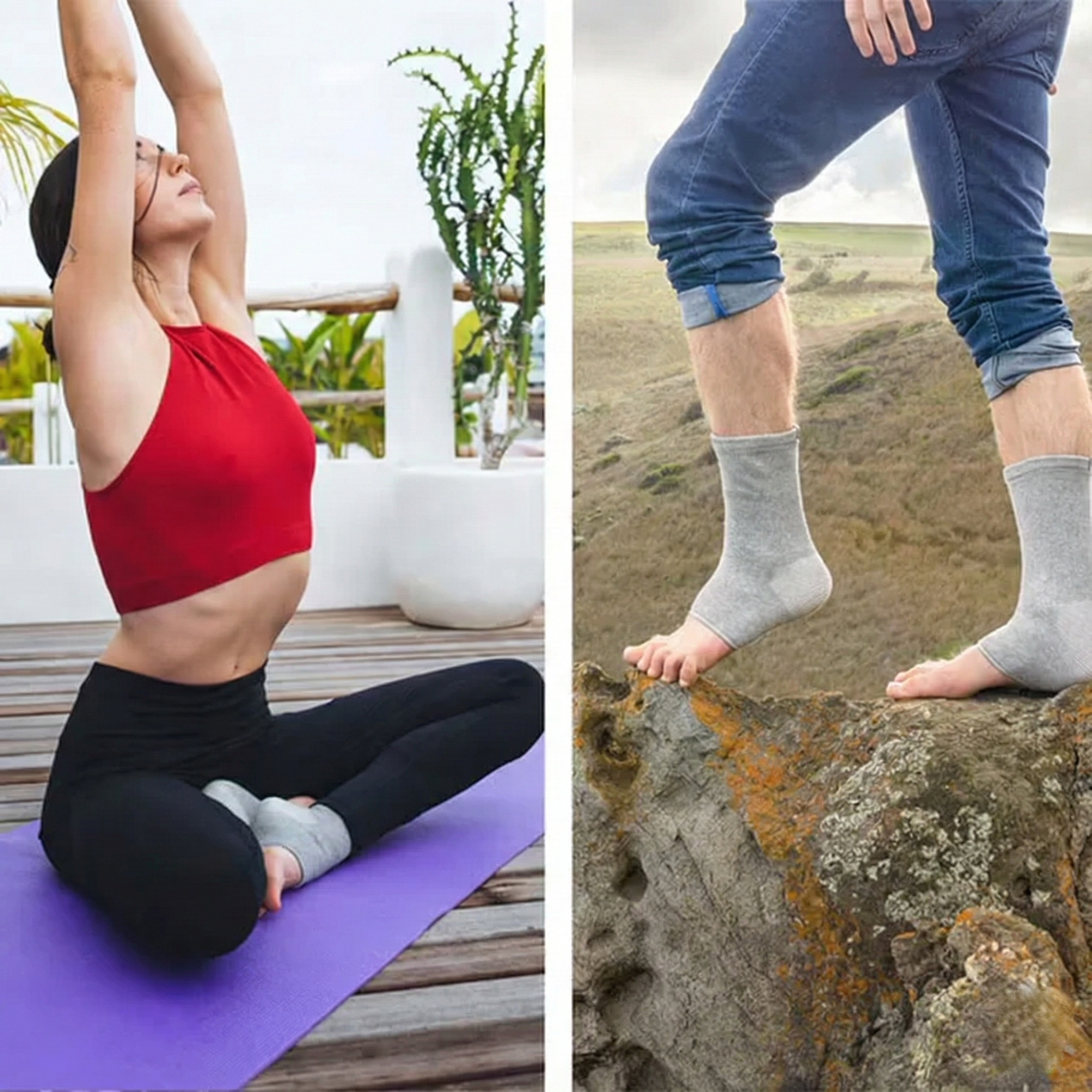 Premium Bamboo Ankle Sleeves (Pair)