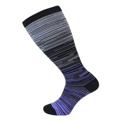 Boons™ Wide Compression Socks - Stripes